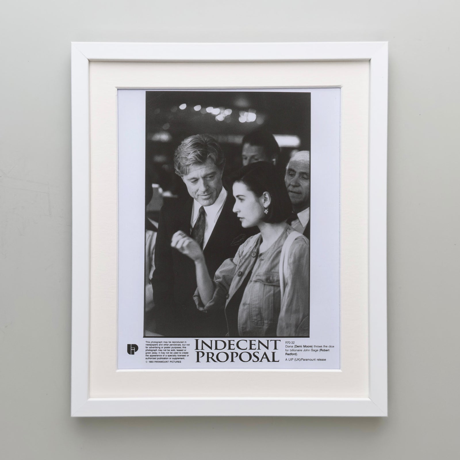 Indecent Proposal 1993 Film Movie Press Publicity Still Framed