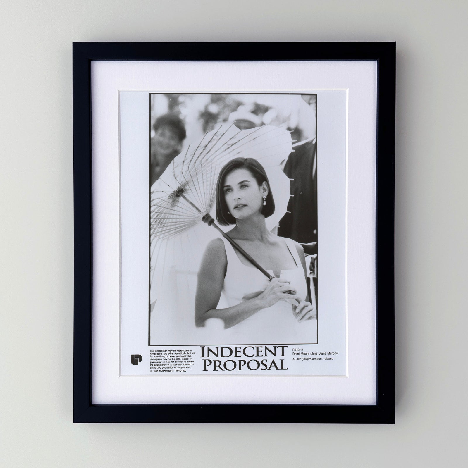 Indecent Proposal 1993 Film Movie Press Publicity Still Framed