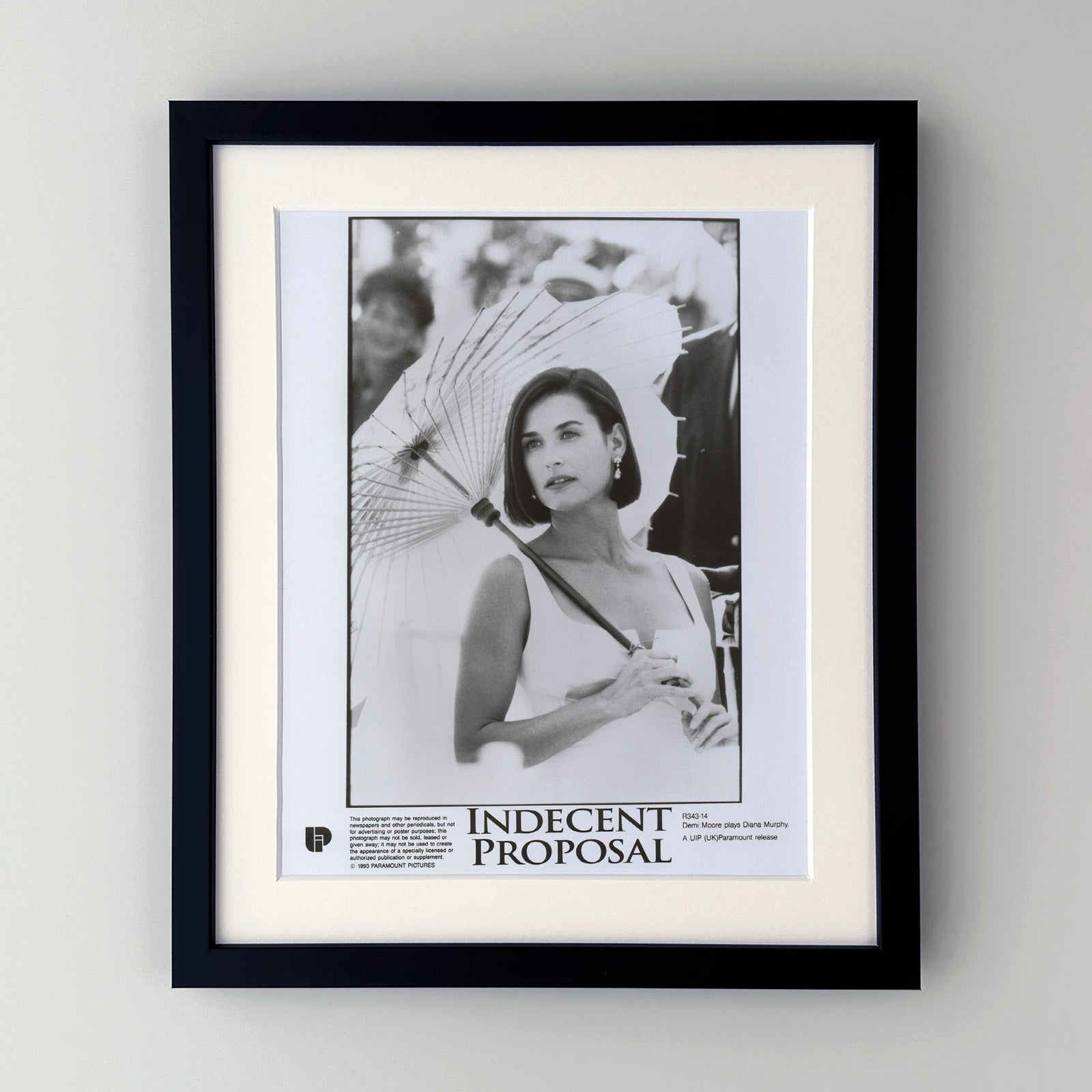 Indecent Proposal 1993 Film Movie Press Publicity Still Framed
