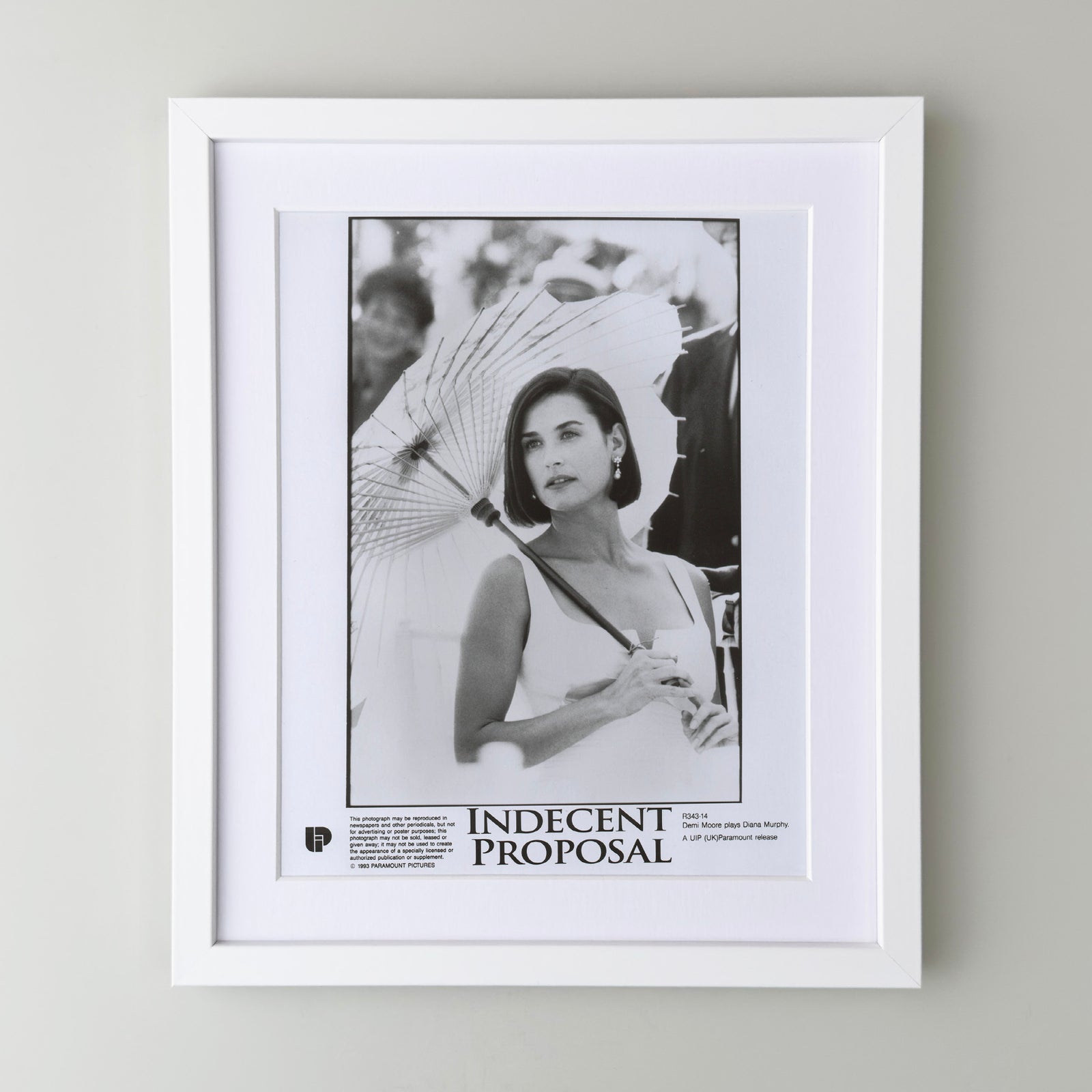 Indecent Proposal 1993 Film Movie Press Publicity Still Framed