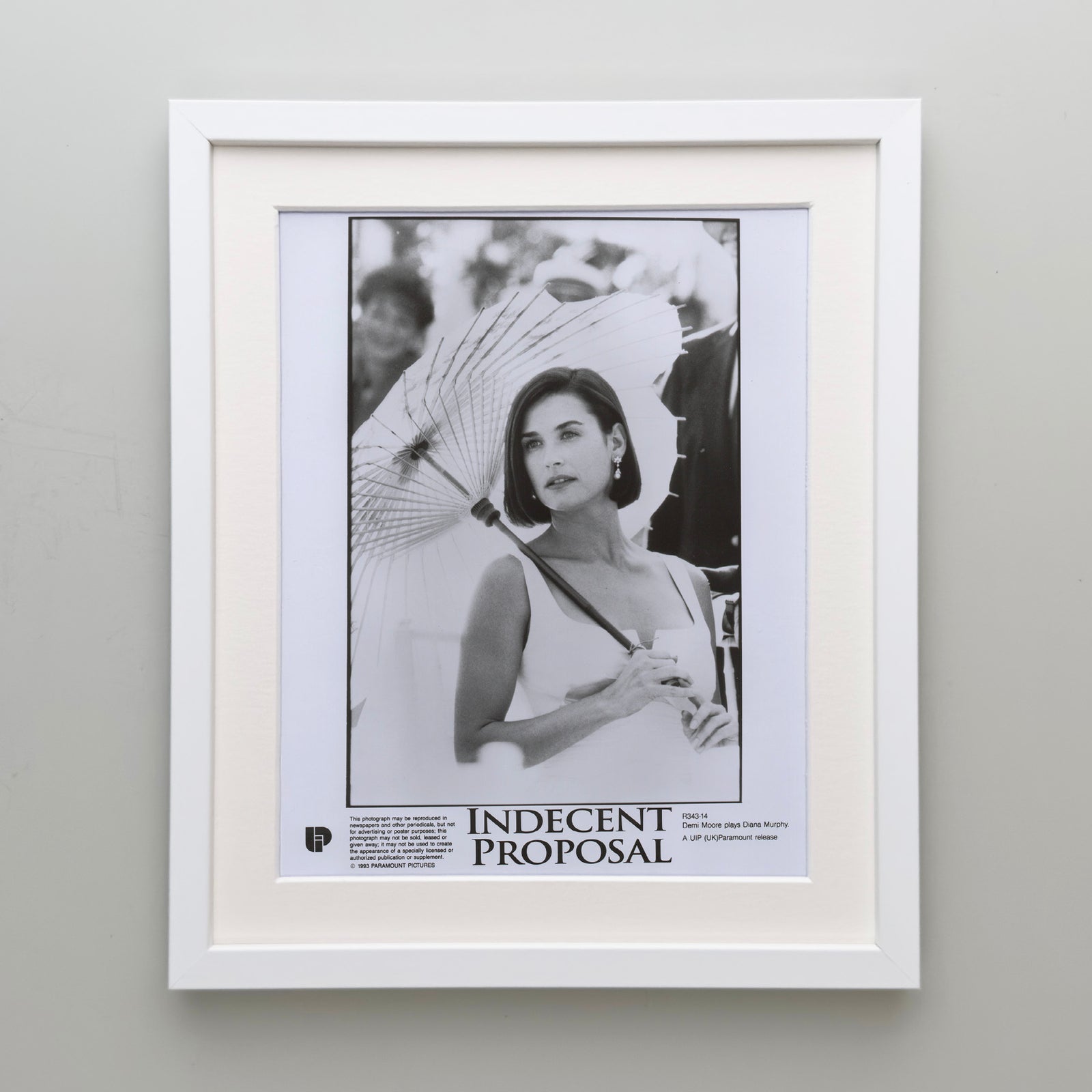 Indecent Proposal 1993 Film Movie Press Publicity Still Framed