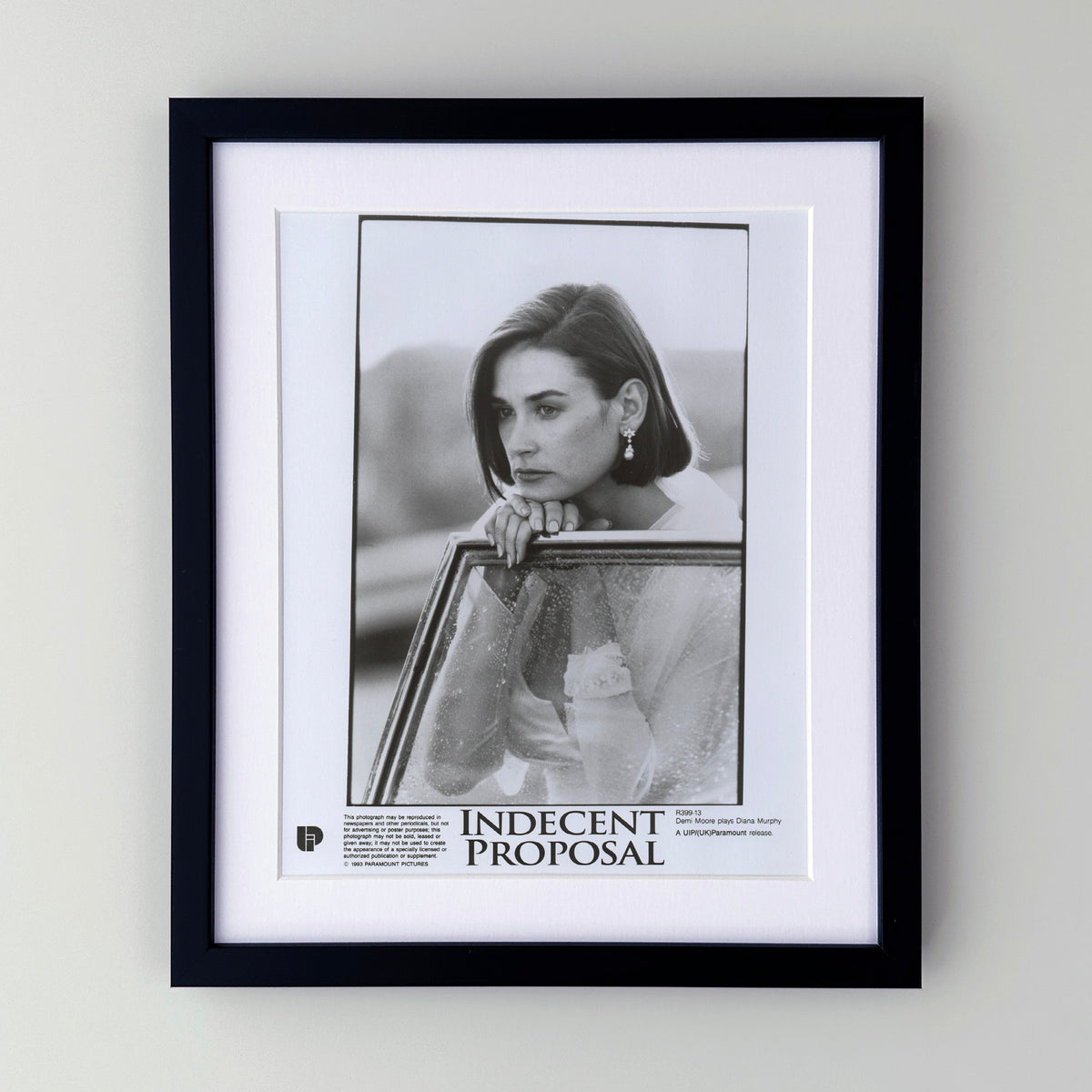 Indecent Proposal 1993 Film Movie Press Publicity Still Framed