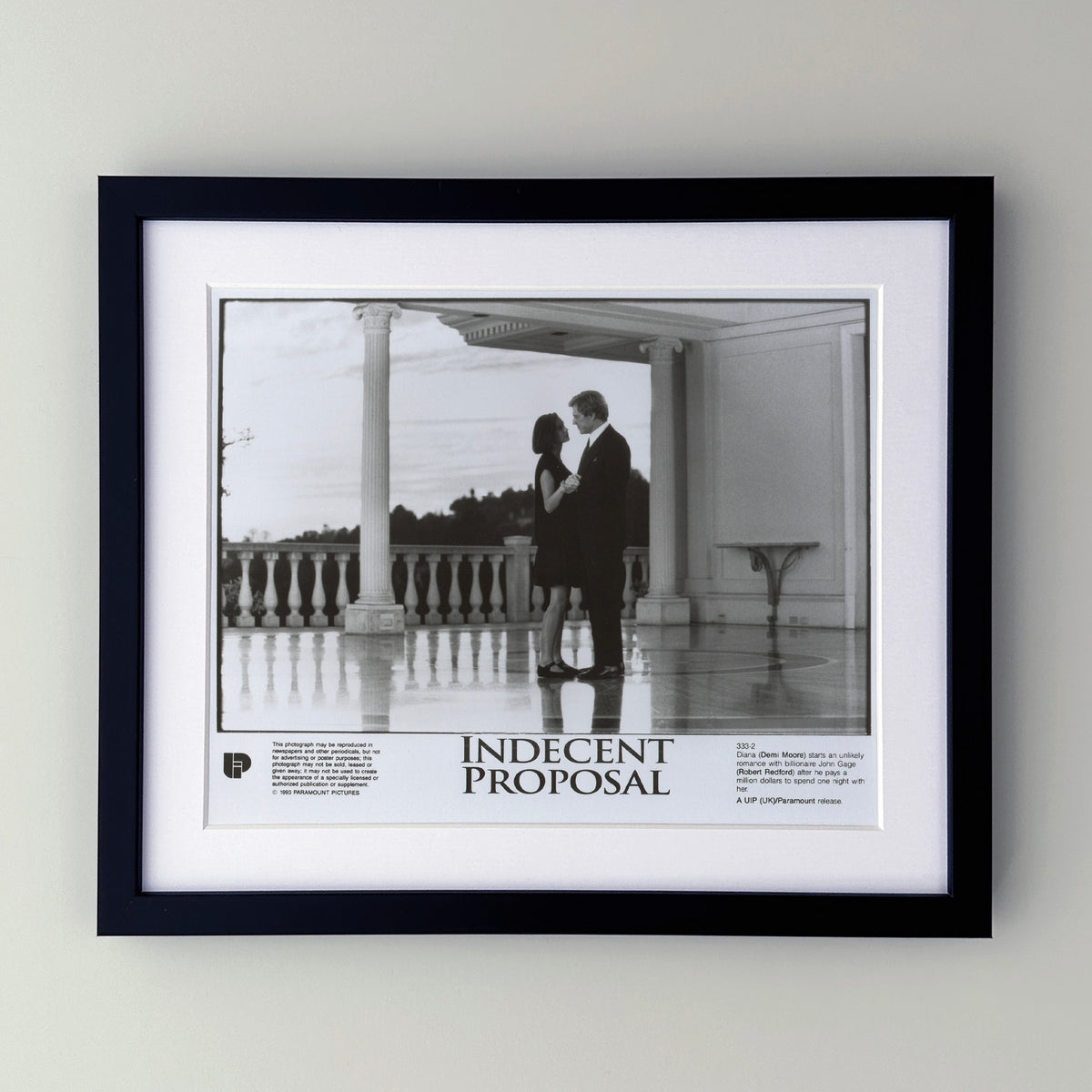 Indecent Proposal 1993 Film Movie Press Publicity Still Framed