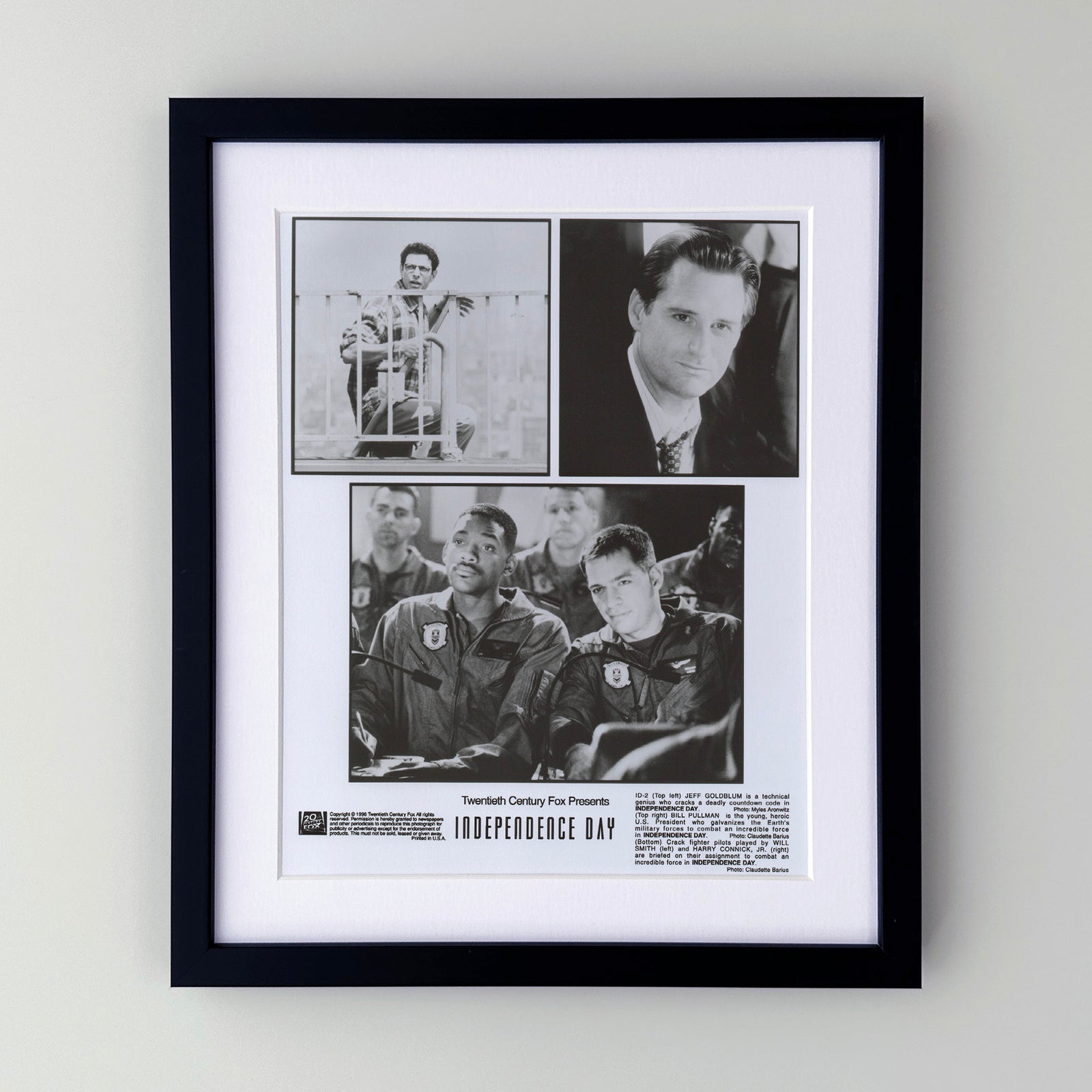 Independence Day 1996 Film Movie Press Publicity Still Framed