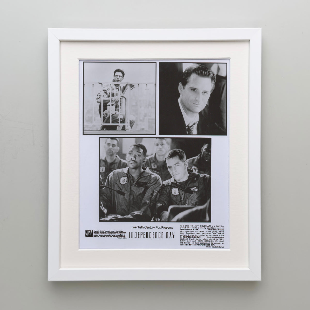 Independence Day 1996 Film Movie Press Publicity Still Framed