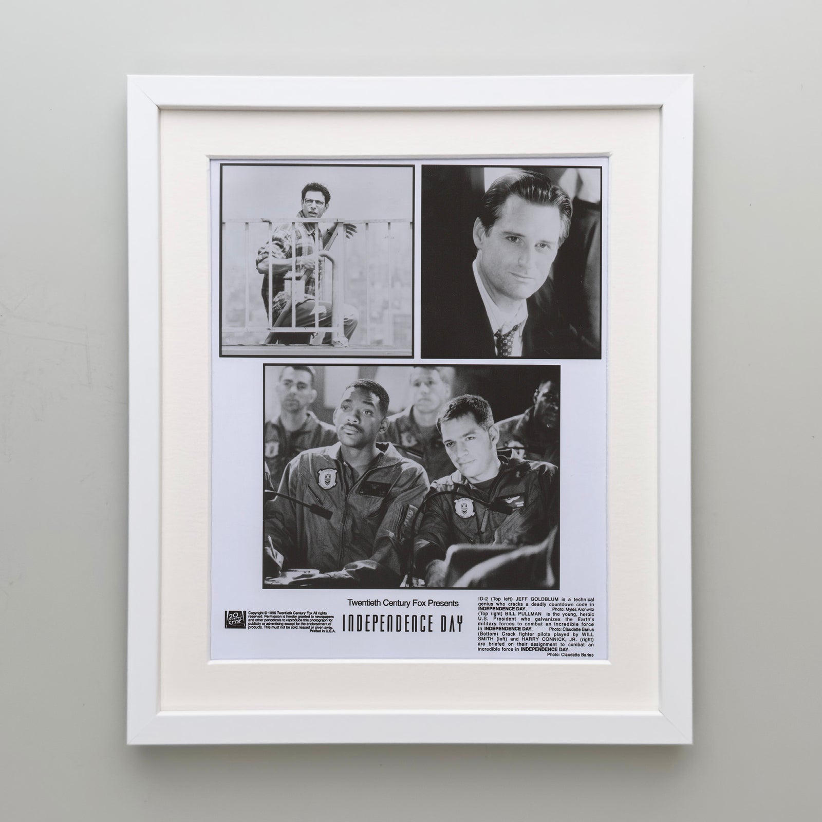 Independence Day 1996 Film Movie Press Publicity Still Framed