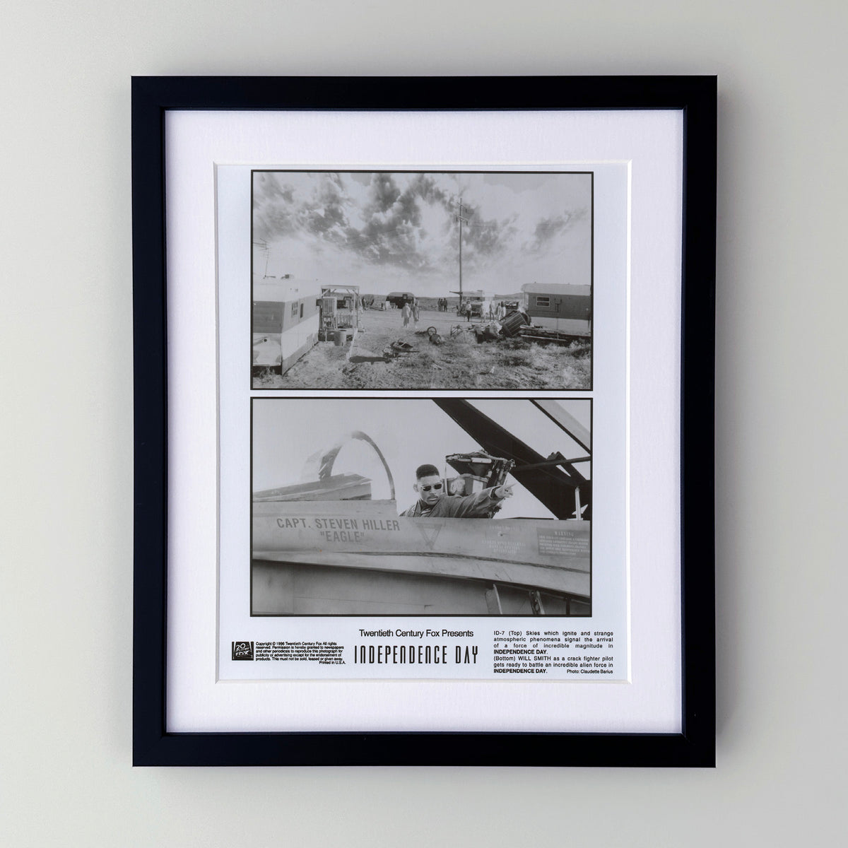 Independence Day 1996 Film Movie Press Publicity Still Framed