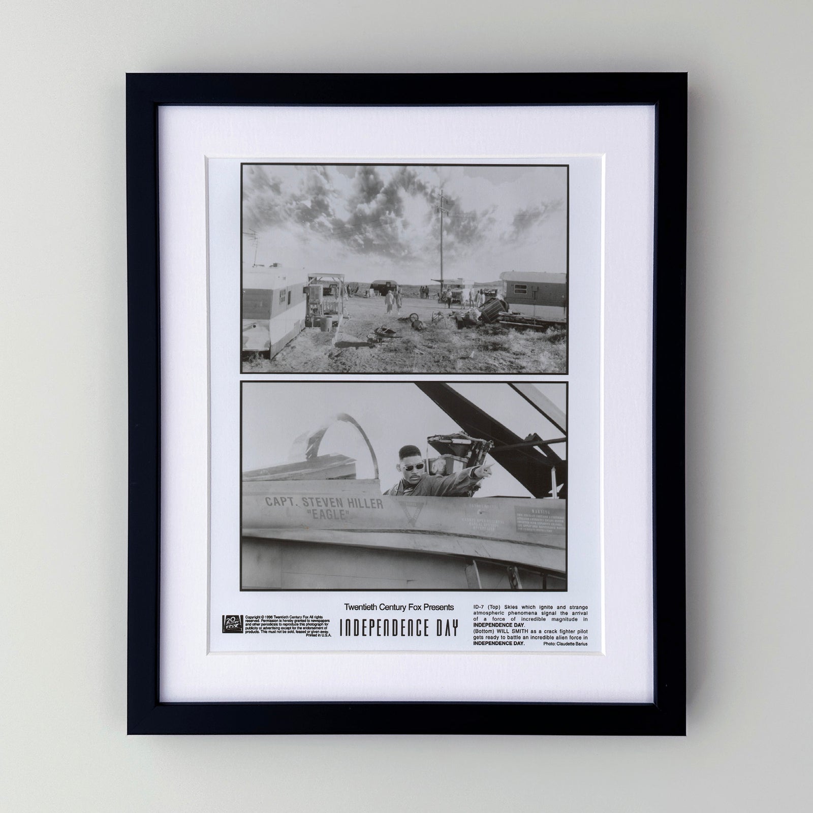 Independence Day 1996 Film Movie Press Publicity Still Framed