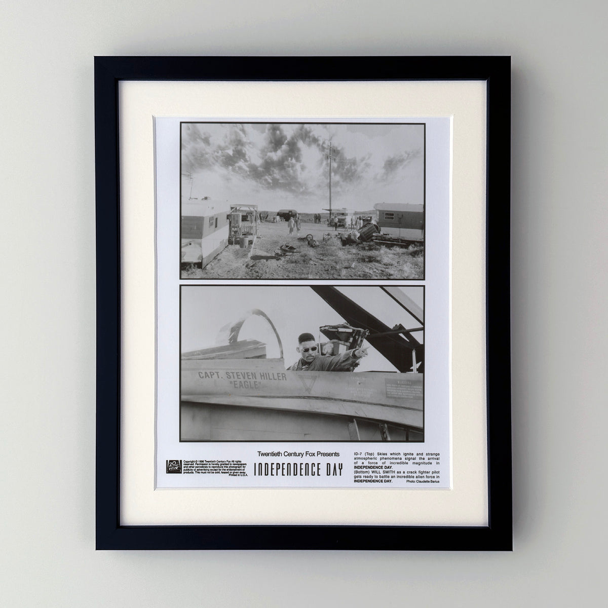 Independence Day 1996 Film Movie Press Publicity Still Framed