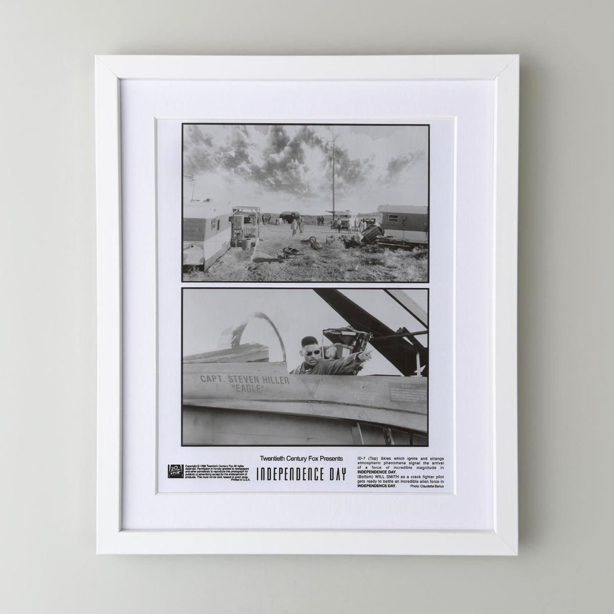 Independence Day 1996 Film Movie Press Publicity Still Framed