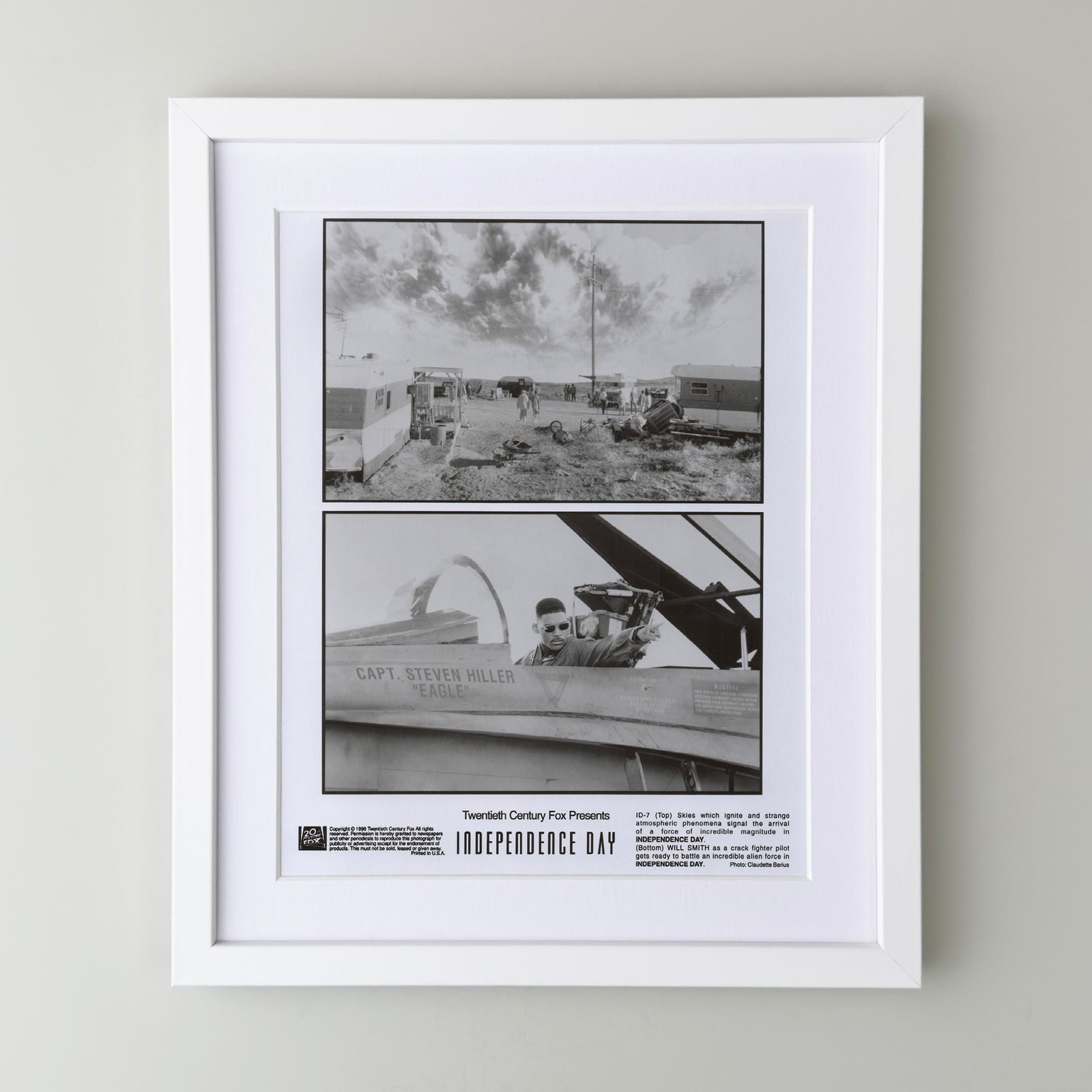 Independence Day 1996 Film Movie Press Publicity Still Framed