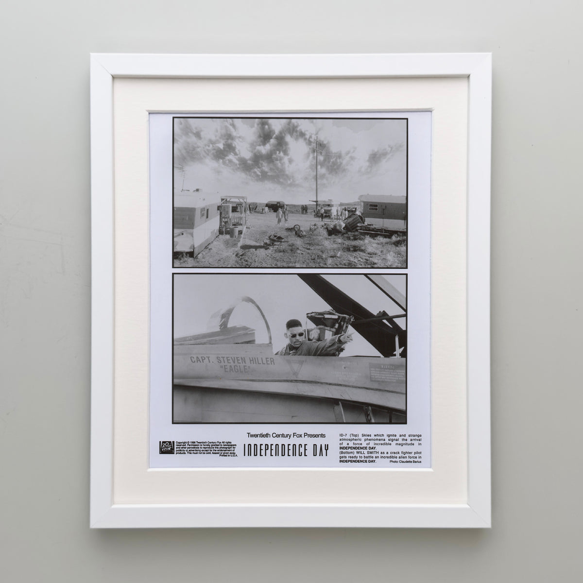 Independence Day 1996 Film Movie Press Publicity Still Framed