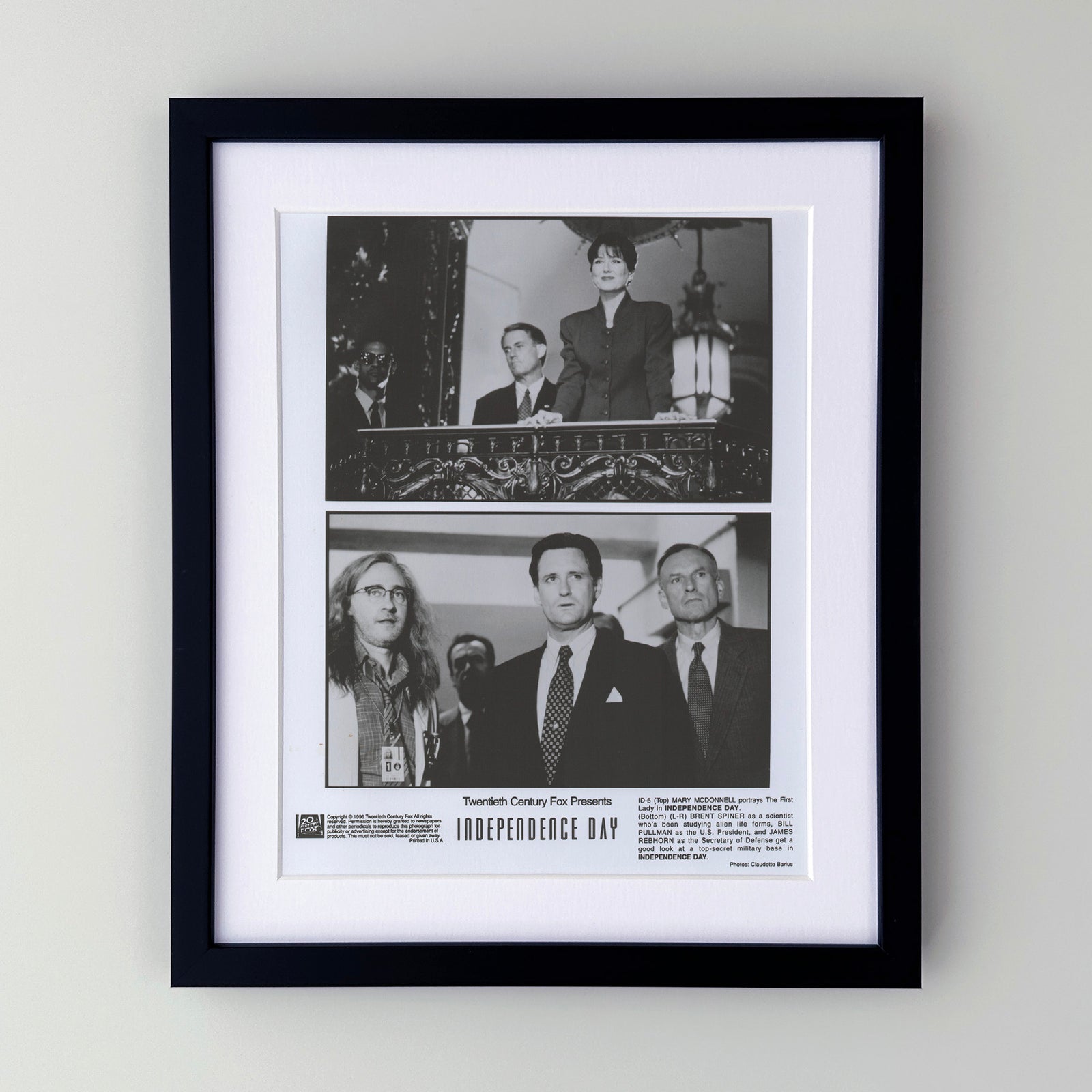 Independence Day 1996 Film Movie Press Publicity Still Framed