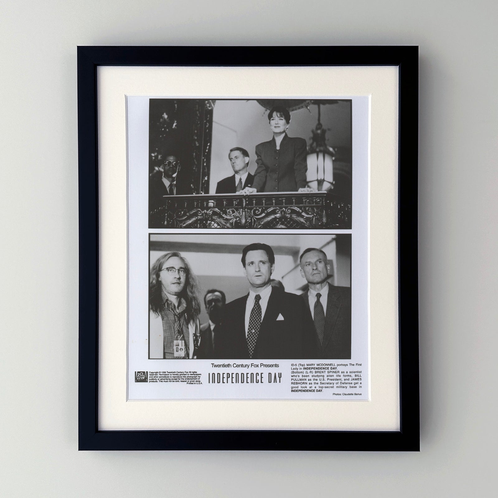 Independence Day 1996 Film Movie Press Publicity Still Framed