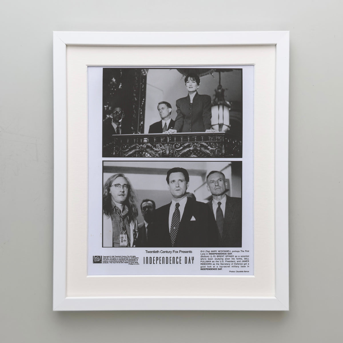 Independence Day 1996 Film Movie Press Publicity Still Framed