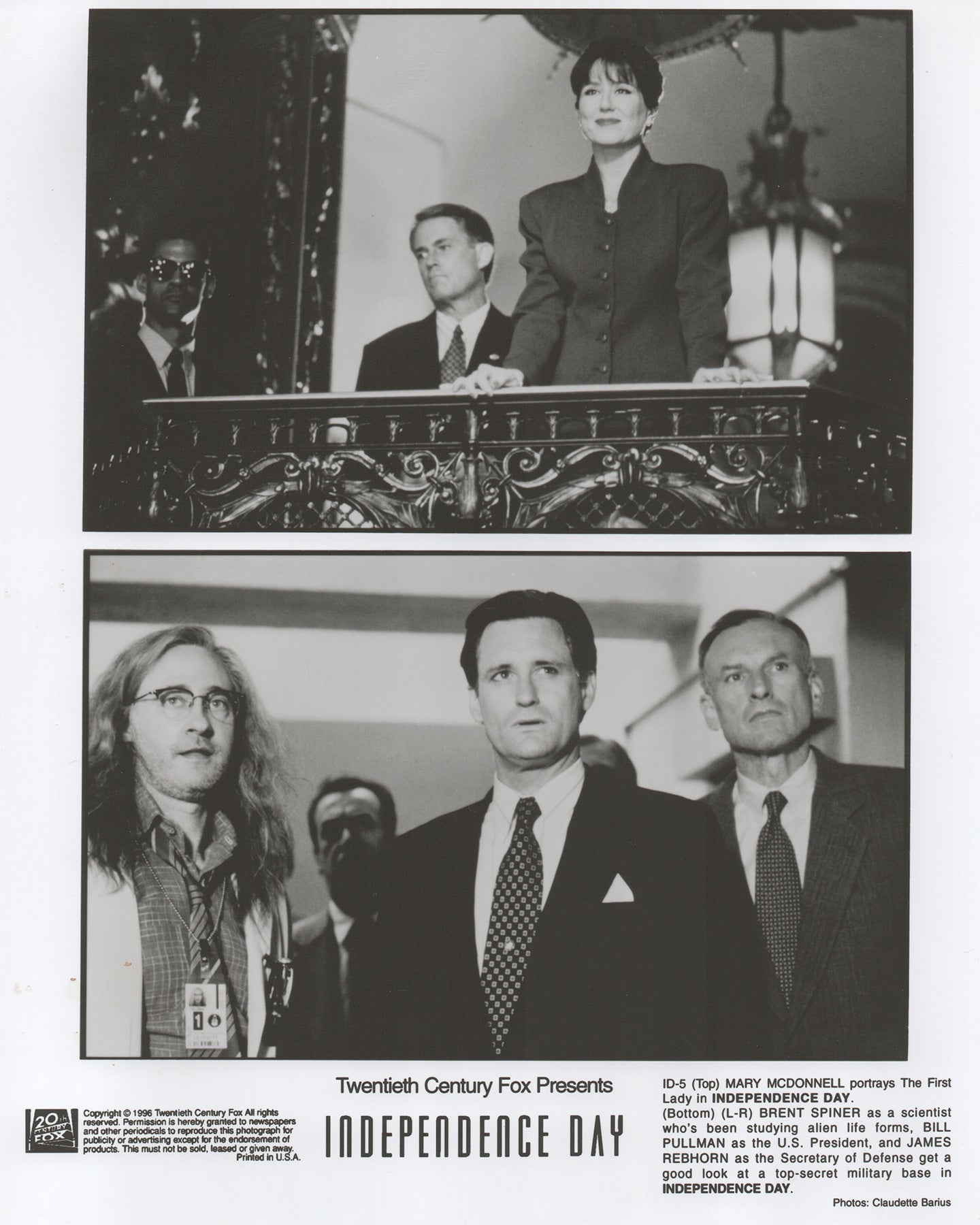 Independence Day 1996 Film Movie Press Publicity Still Framed