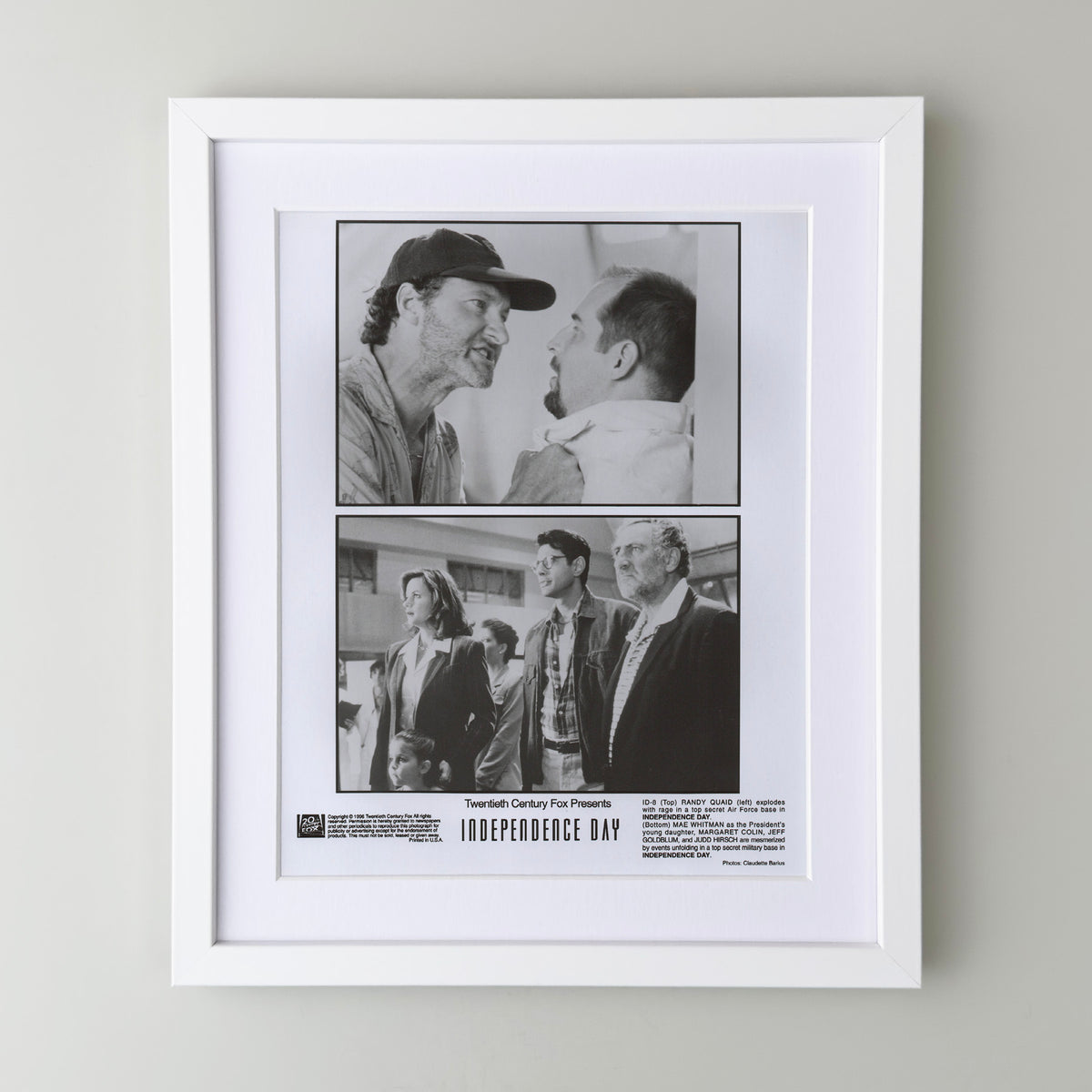 Independence Day 1996 Film Movie Press Publicity Still Framed