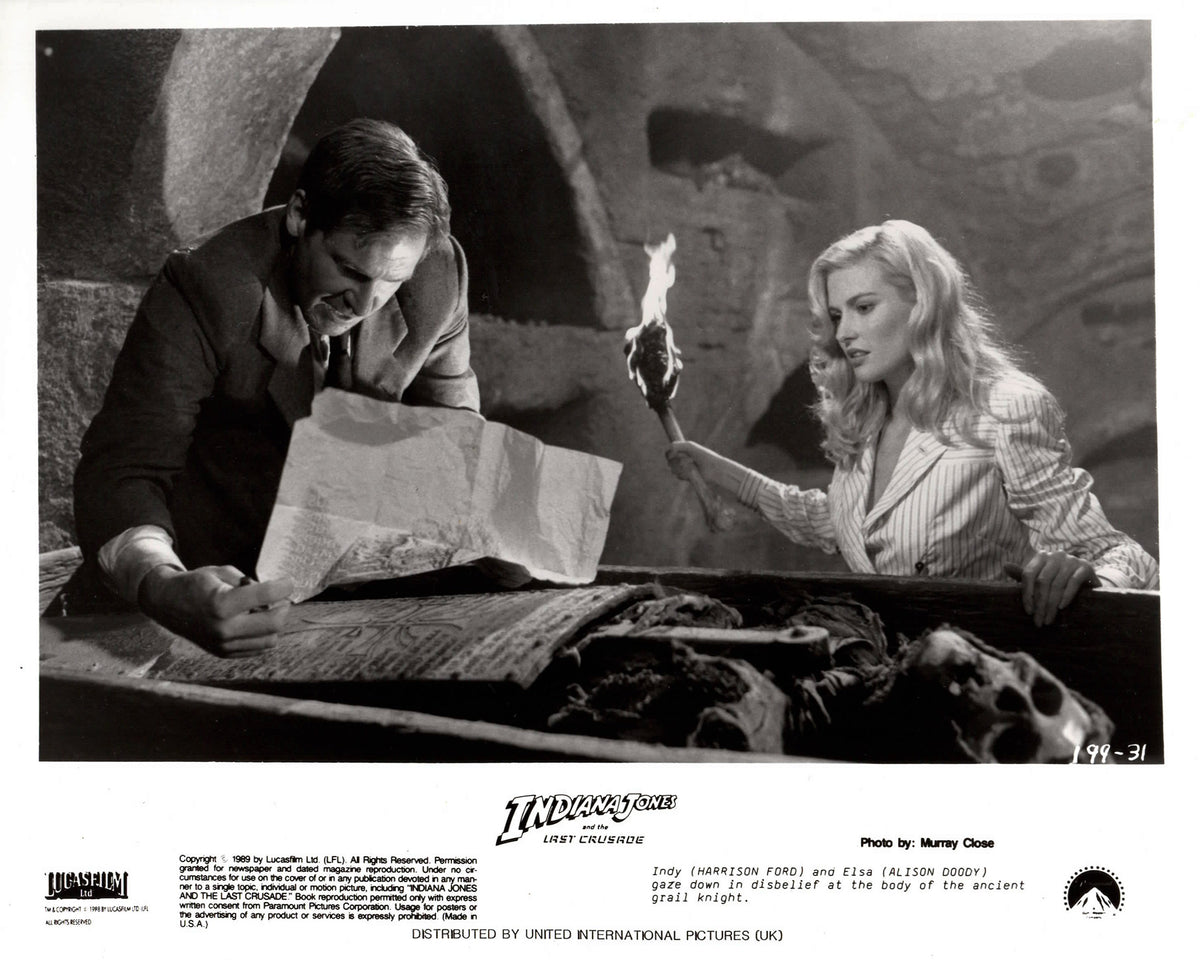 Indiana Jones and the Last Crusade 1989 Publicity Film Movie Press Still Framed