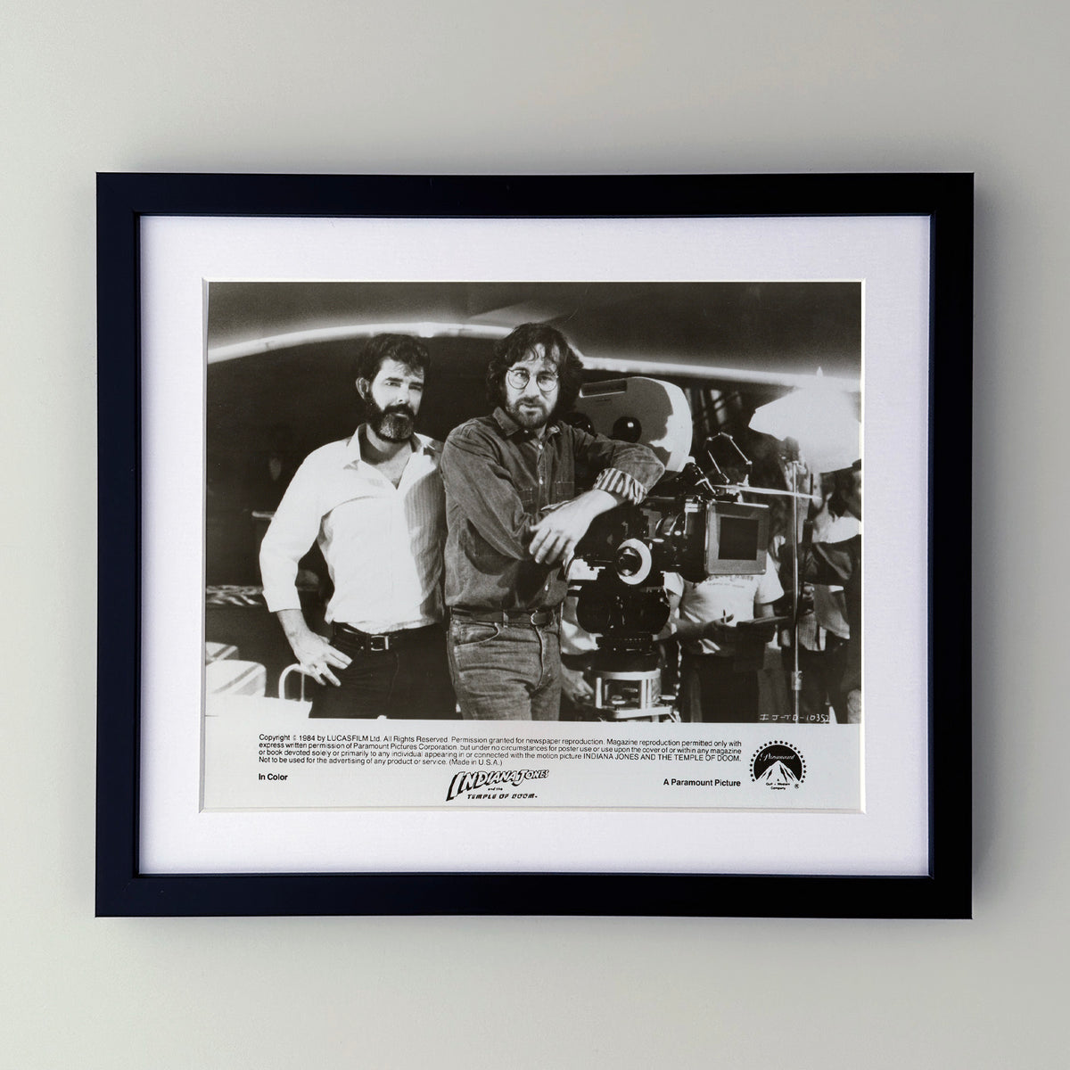 Indiana Jones and the Temple of Doom (1984) Film Movie Press Publicity Still Framed