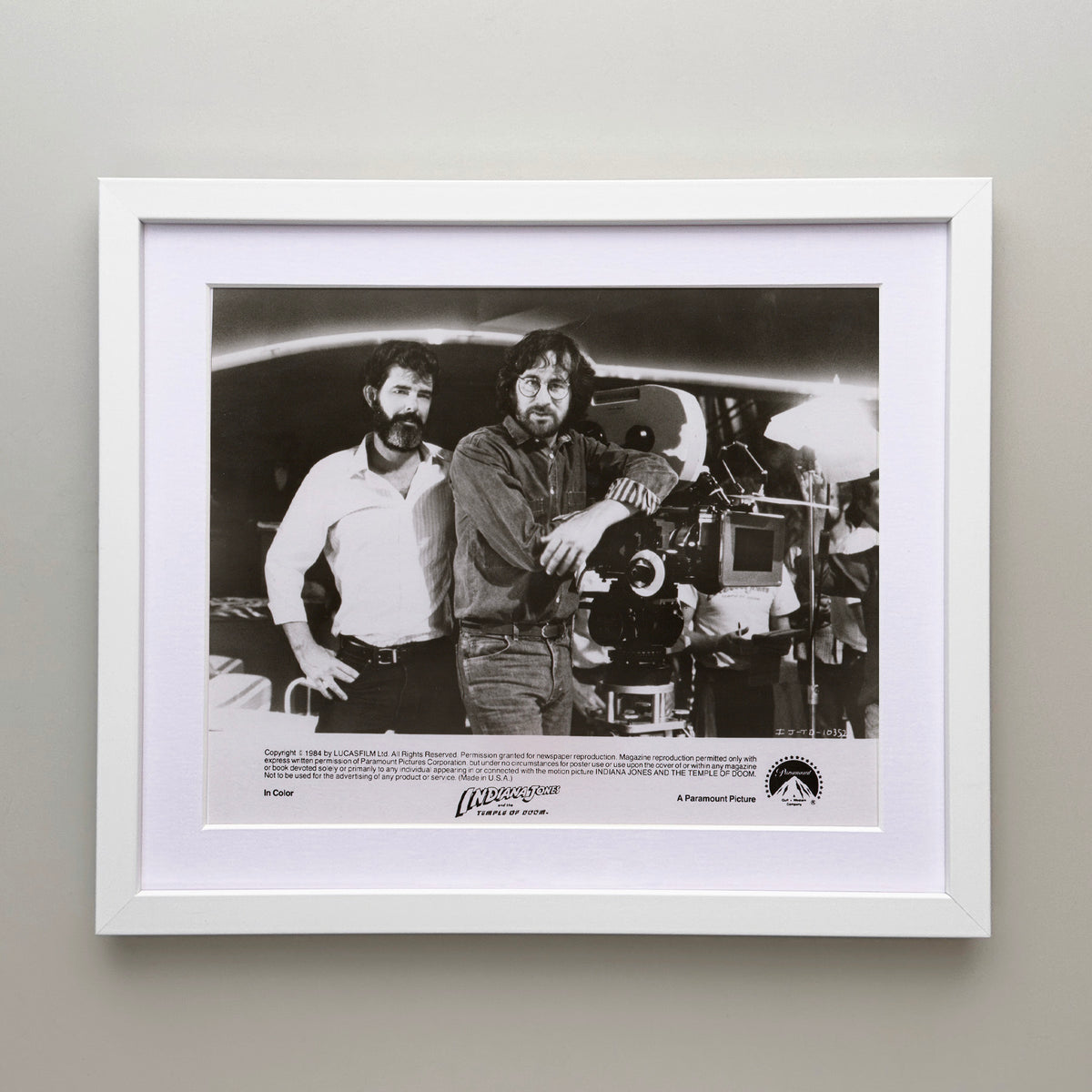 Indiana Jones and the Temple of Doom (1984) Film Movie Press Publicity Still Framed