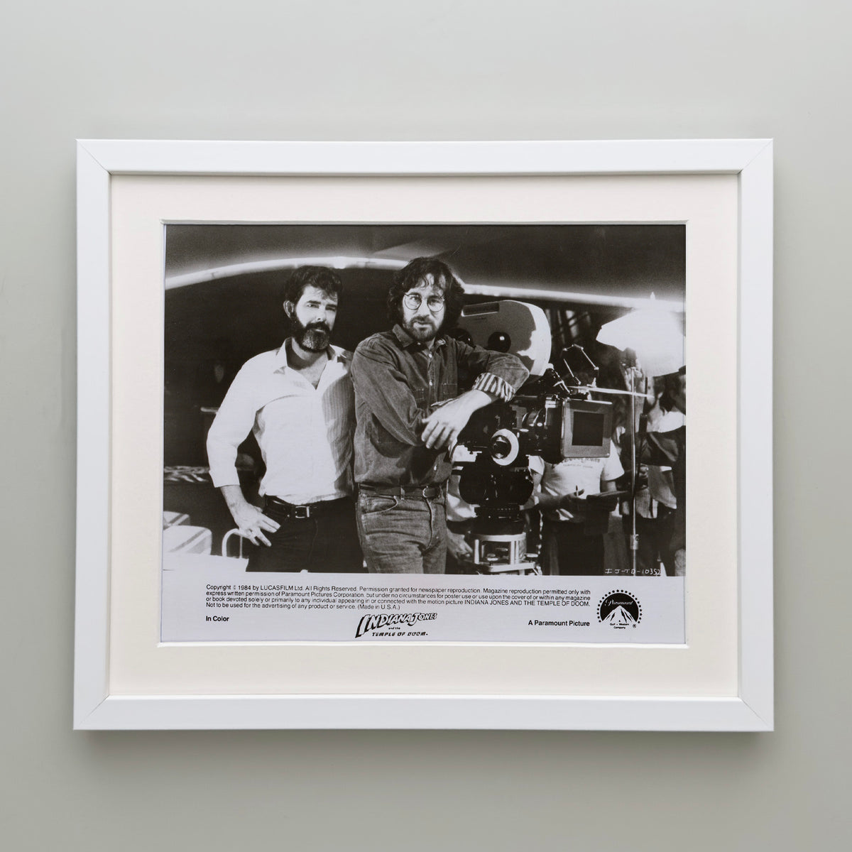 Indiana Jones and the Temple of Doom (1984) Film Movie Press Publicity Still Framed