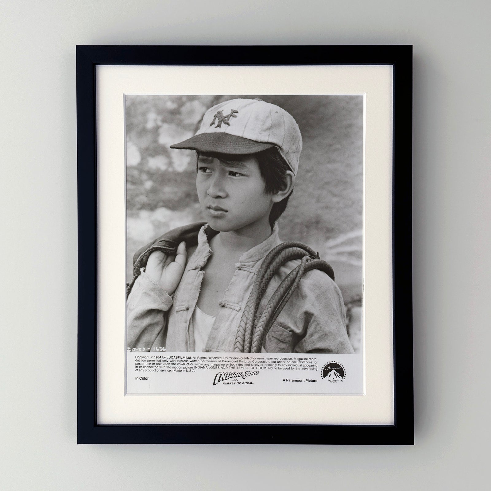 Indiana Jones and the Temple of Doom (1984) Film Movie Press Publicity Still Framed
