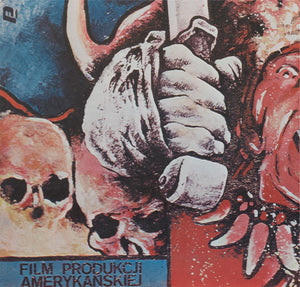 Indiana Jones and the Temple of Doom 1985 Polish B1 Film Poster Witold Dybowski - detail