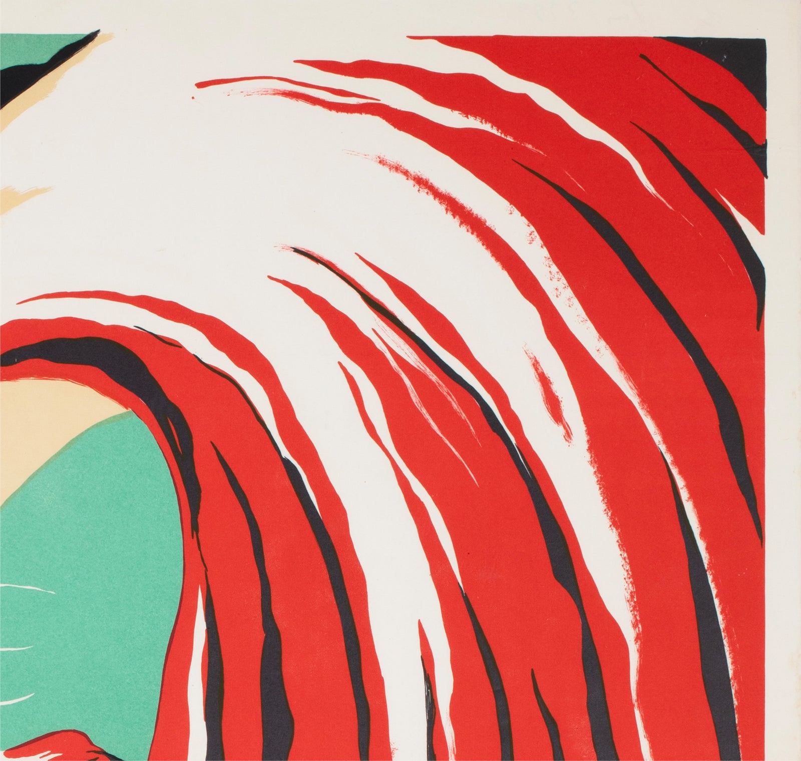 Ivan the Terrible 1945 Swedish Film Poster Nils Levin - detail