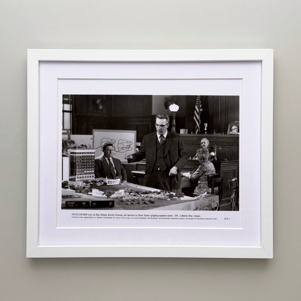 JFK 1991 Publicity Film Movie Press Still Framed