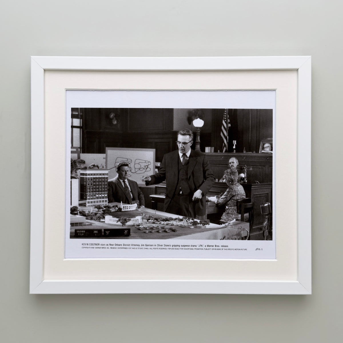 JFK 1991 Publicity Film Movie Press Still Framed