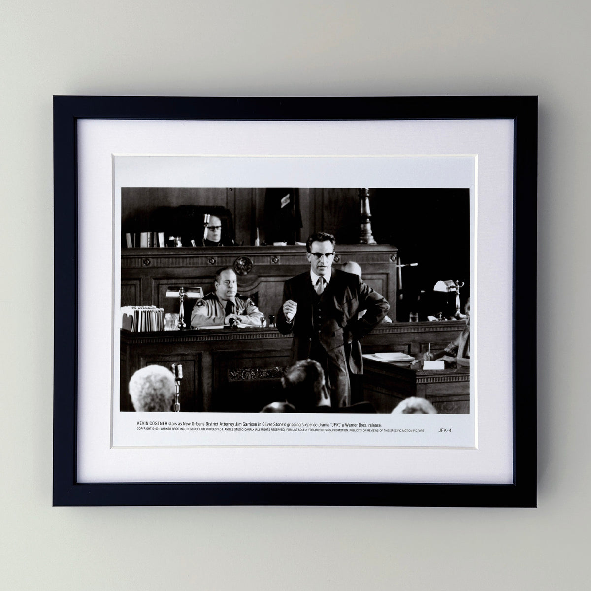 JFK 1991 Publicity Film Movie Press Still Framed