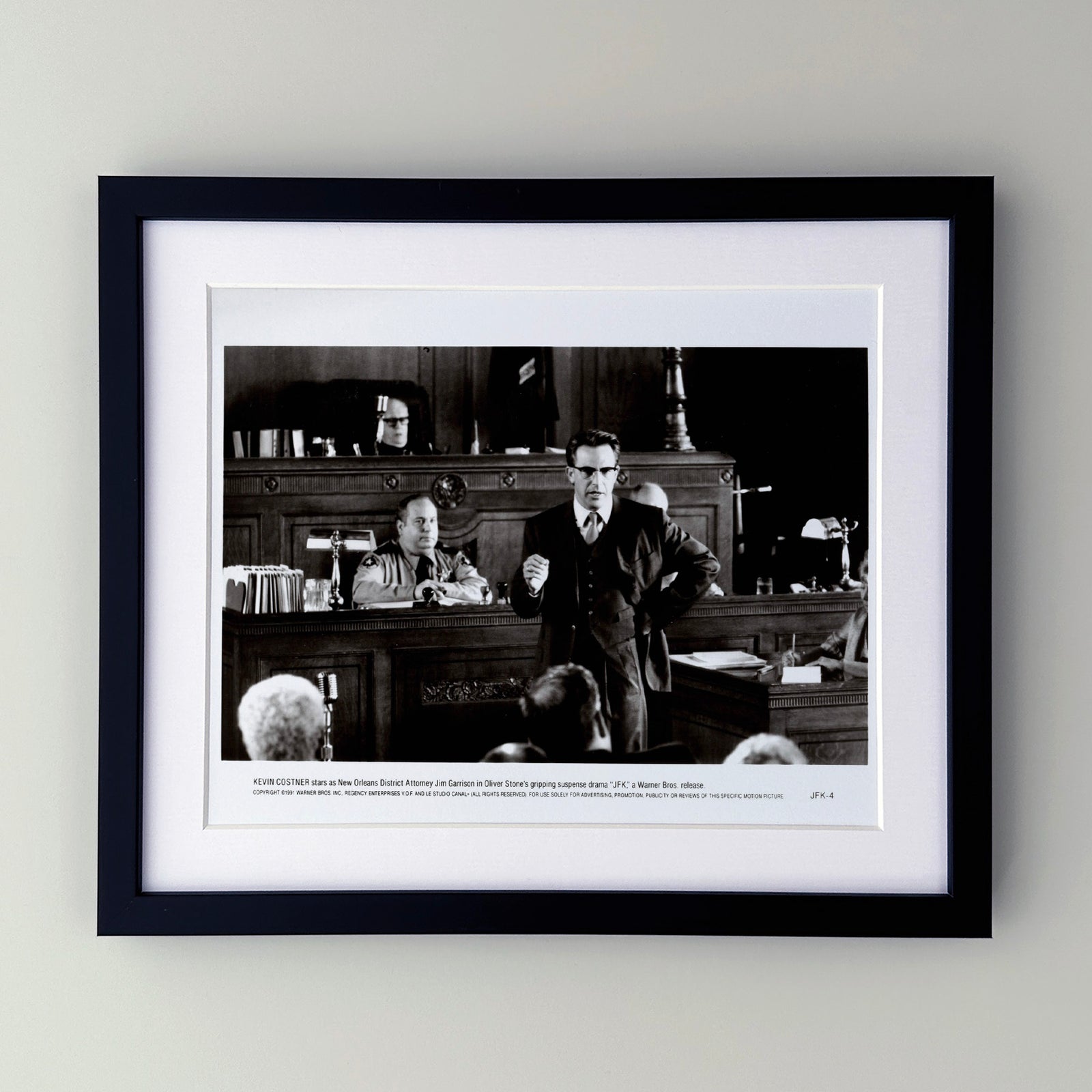 JFK 1991 Publicity Film Movie Press Still Framed