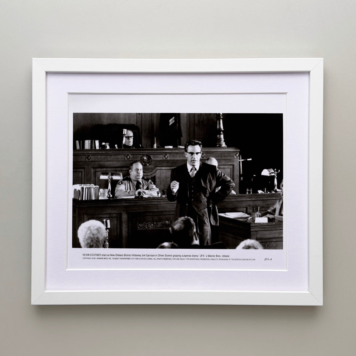 JFK 1991 Publicity Film Movie Press Still Framed