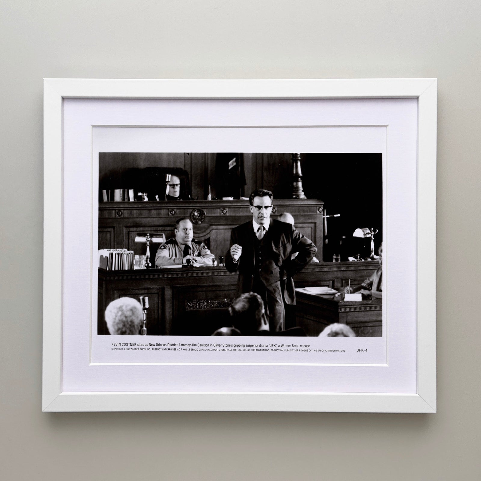 JFK 1991 Publicity Film Movie Press Still Framed