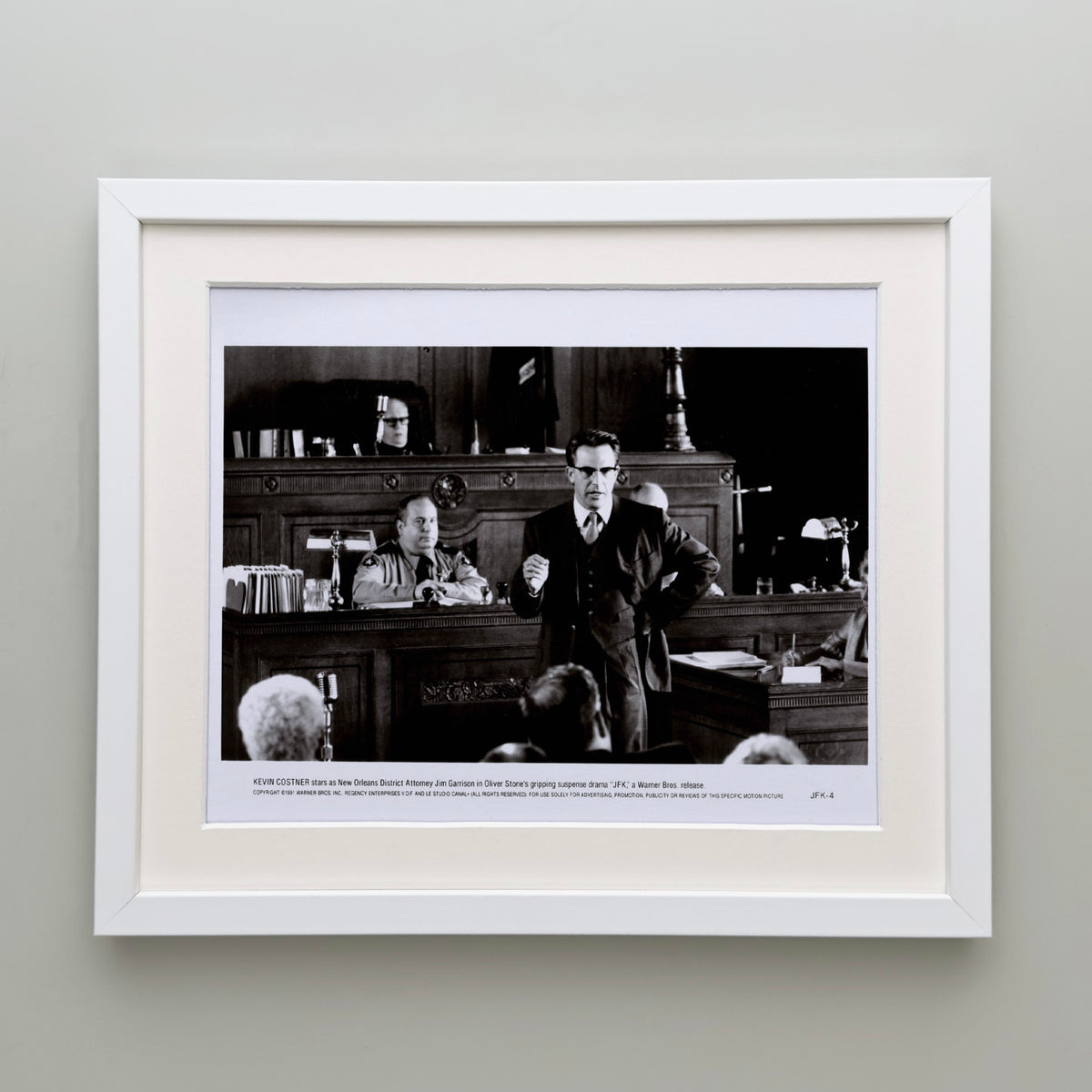 JFK 1991 Publicity Film Movie Press Still Framed