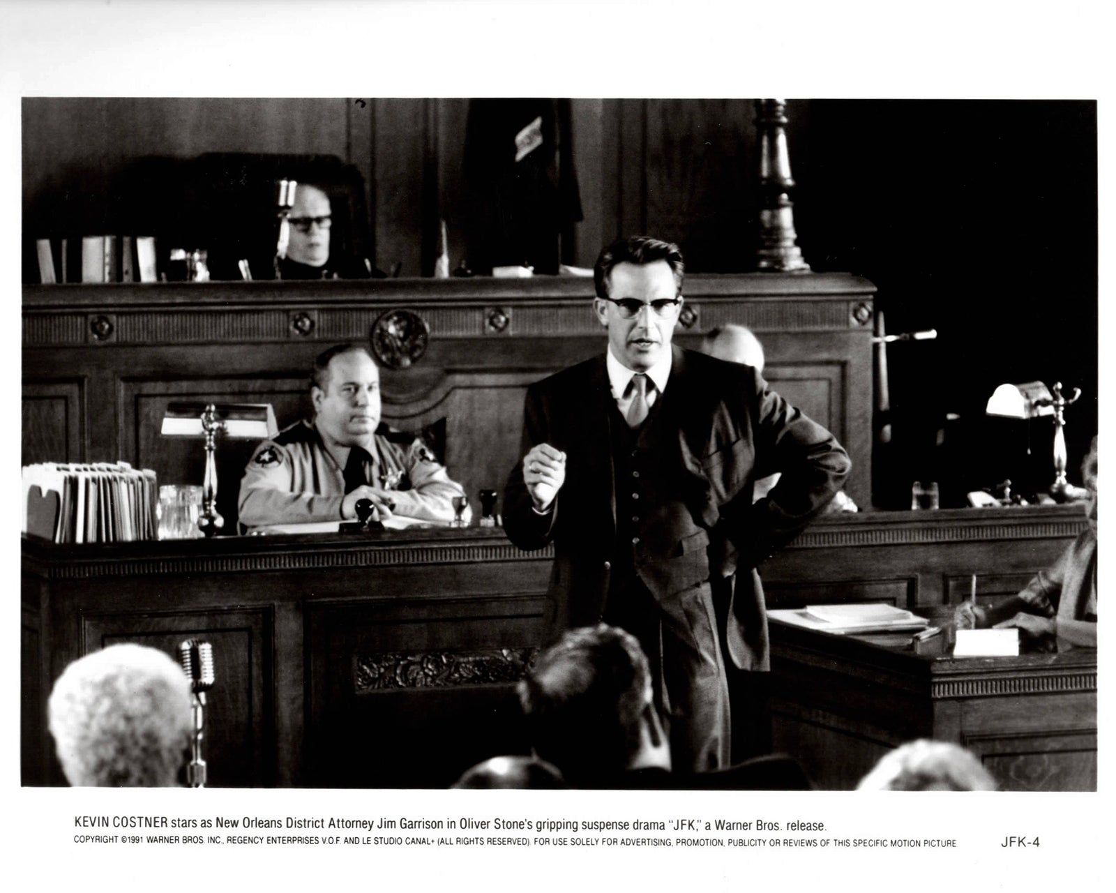 JFK 1991 Publicity Film Movie Press Still Framed