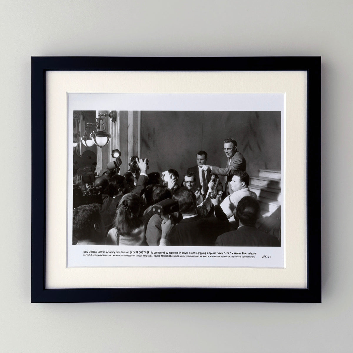 JFK 1991 Publicity Film Movie Press Still Framed