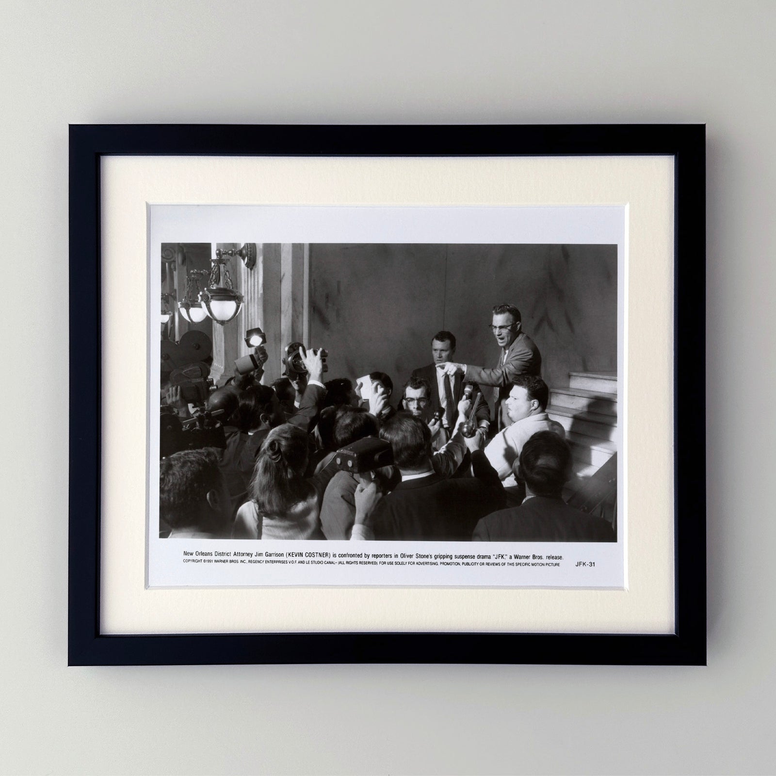 JFK 1991 Publicity Film Movie Press Still Framed