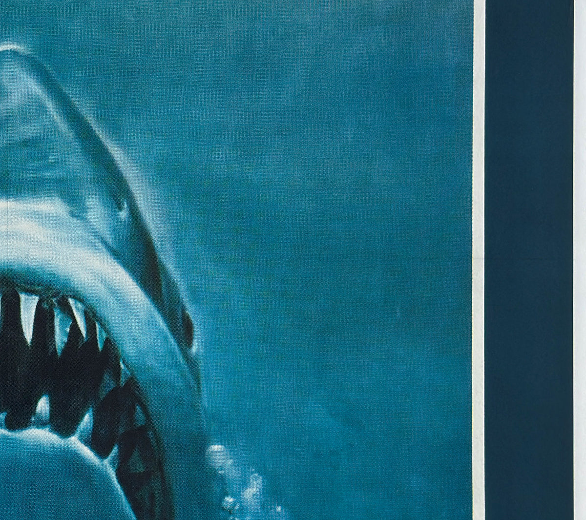 Jaws 1975 French Grande Film Movie Poster, Roger Kastel - detail