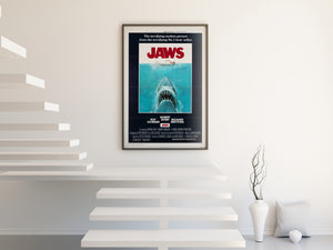 Jaws 1975 US 1 Sheet Film  Movie Poster, Roger Kastel