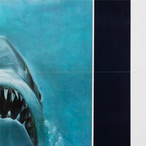 Jaws 1975 US 1 Sheet Film Movie Poster, Roger Kastel - detail