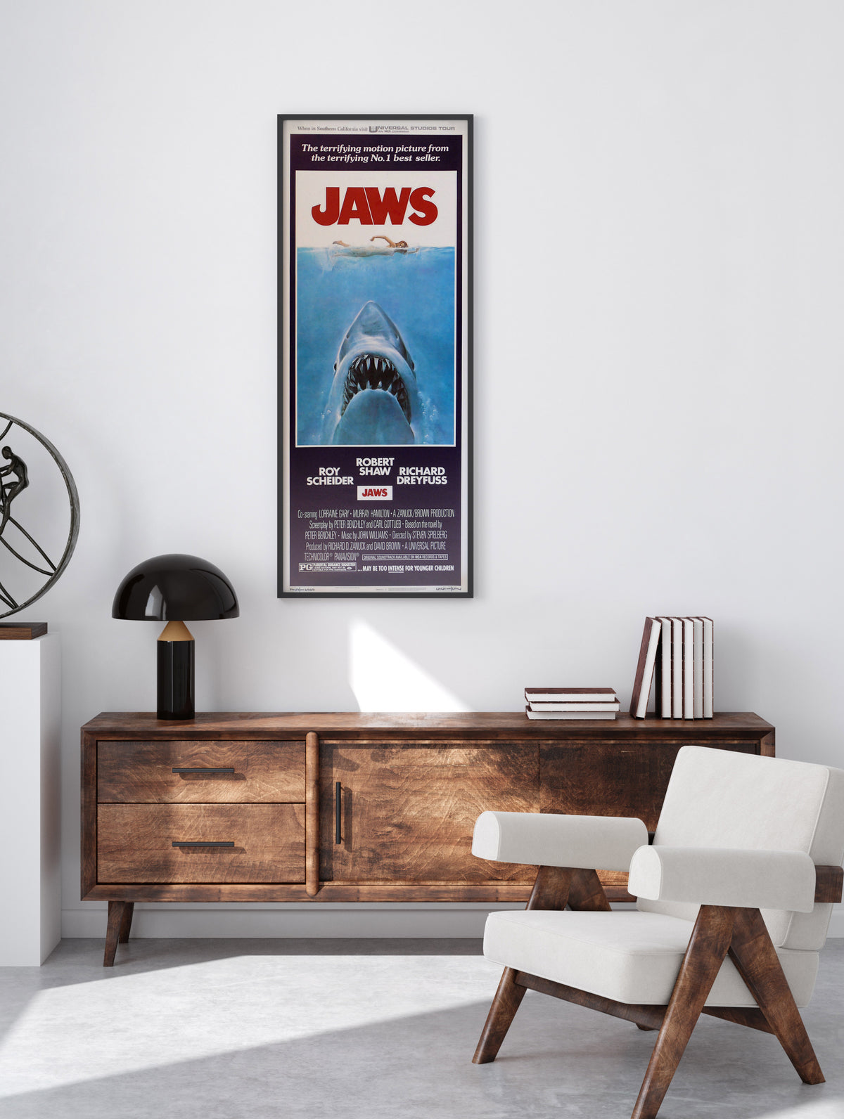 Jaws 1975 US Insert Film Poster, Roger Kastel