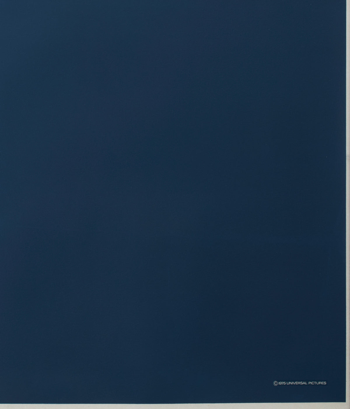 Jaws 1975 US Subway Undated Advance Film Movie Poster Roger Kastel - detail