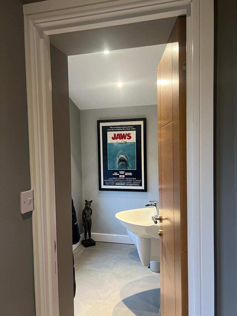 Jaws US 1 Sheet Original Vintage Film Movie Poster