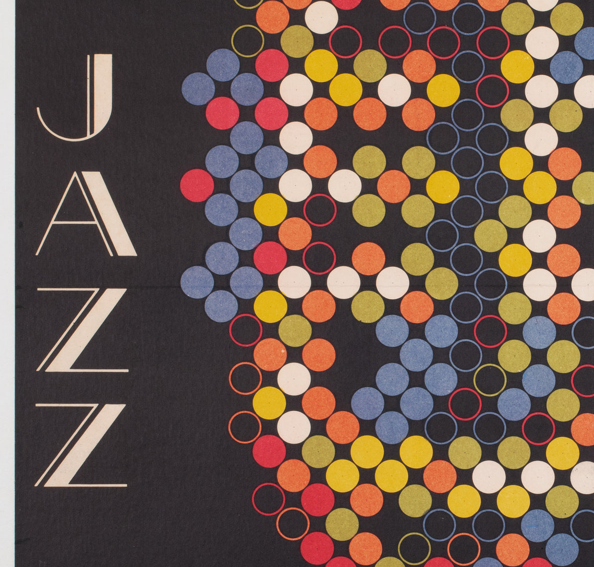 Jazz Jamboree festival 1969 Advertising Poster, Bronislaw Zelek - detail