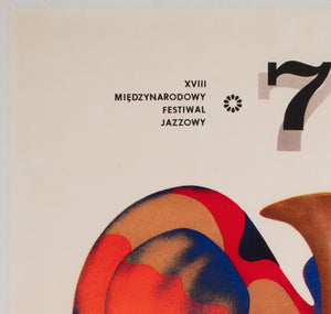 Jazz Jamboree 1975 Polish Jazz Festival Poster, Jedrzejkowski - detail