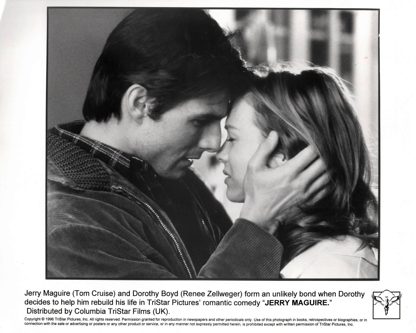 Jerry Maguire 1996 Publicity Film Movie Press Still Framed