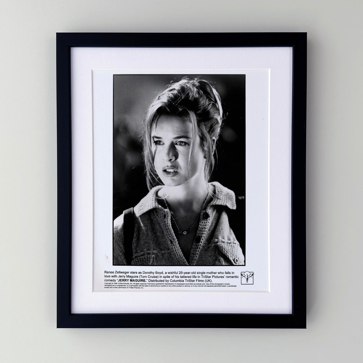 Jerry Maguire 1996 Publicity Film Movie Press Still Framed