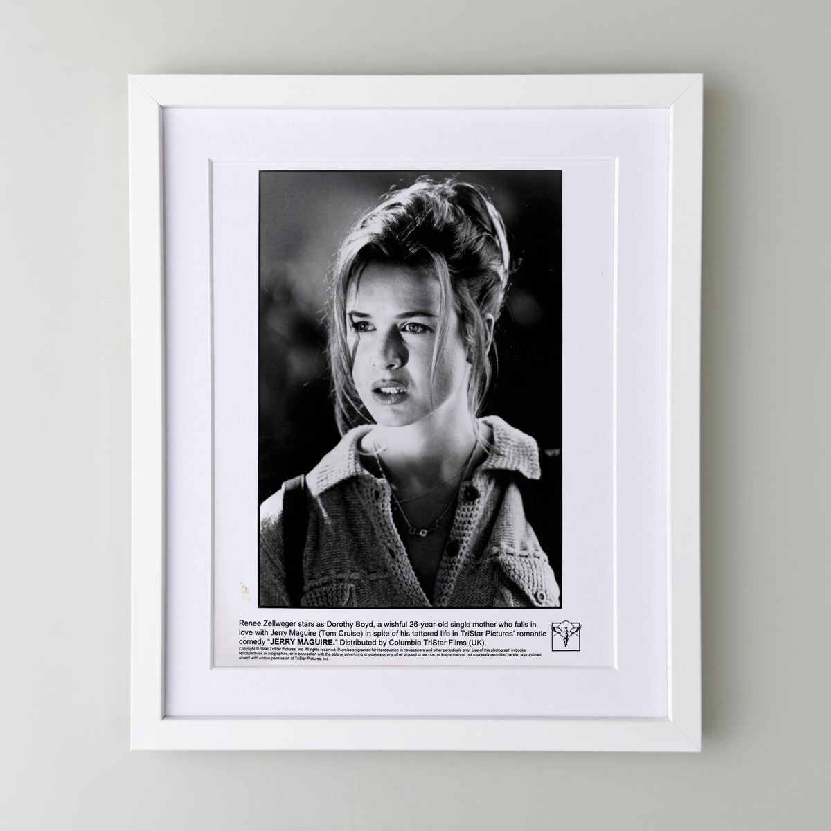 Jerry Maguire 1996 Publicity Film Movie Press Still Framed