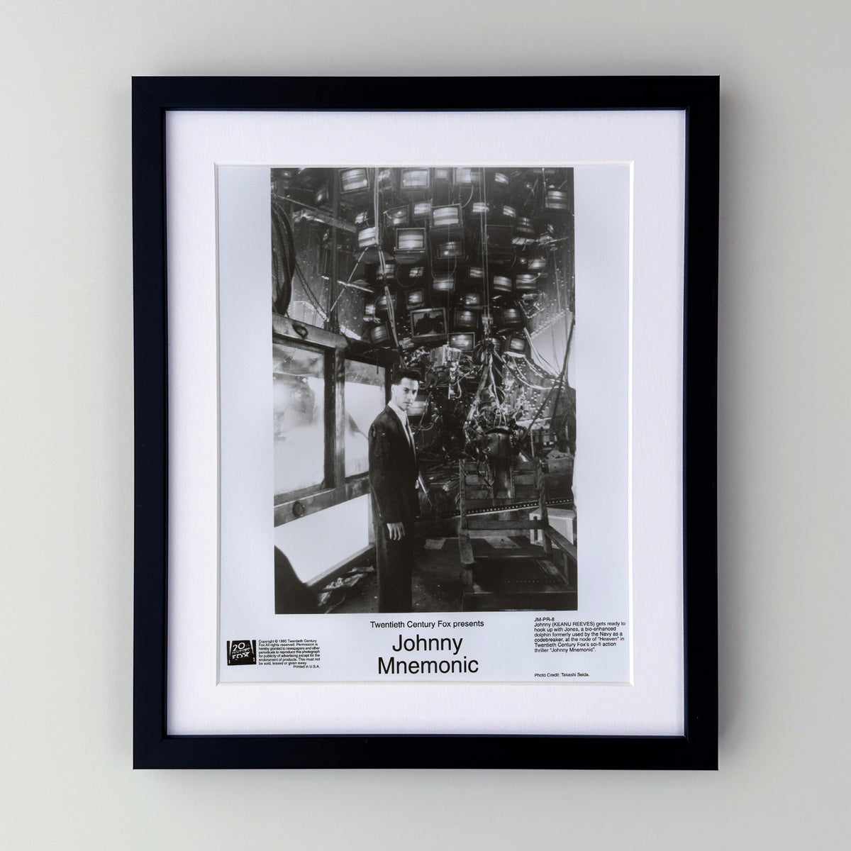 Johnny Mnemonic 1995 Film Movie Press Publicity Still Framed